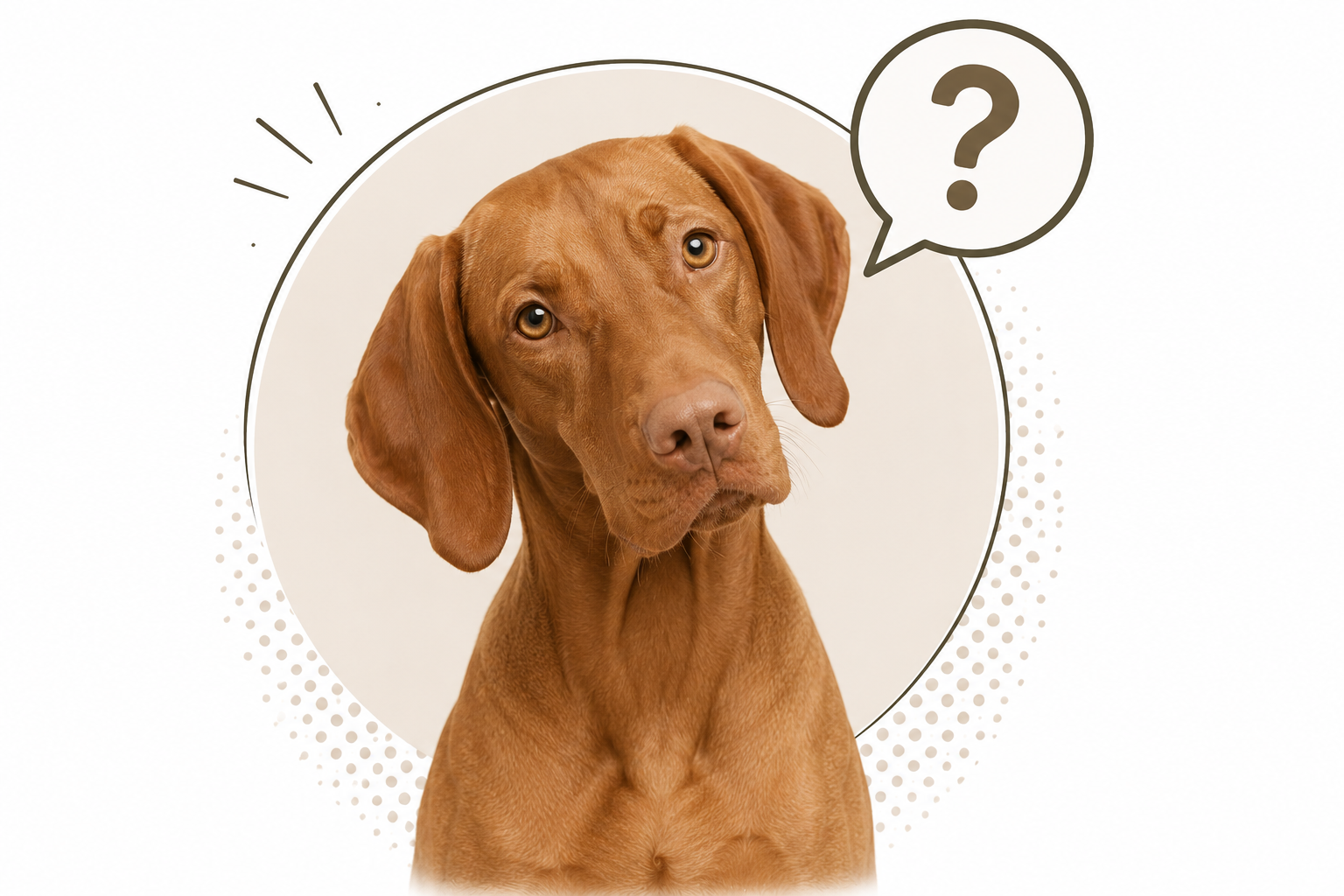 Hund mit fragendem Blick