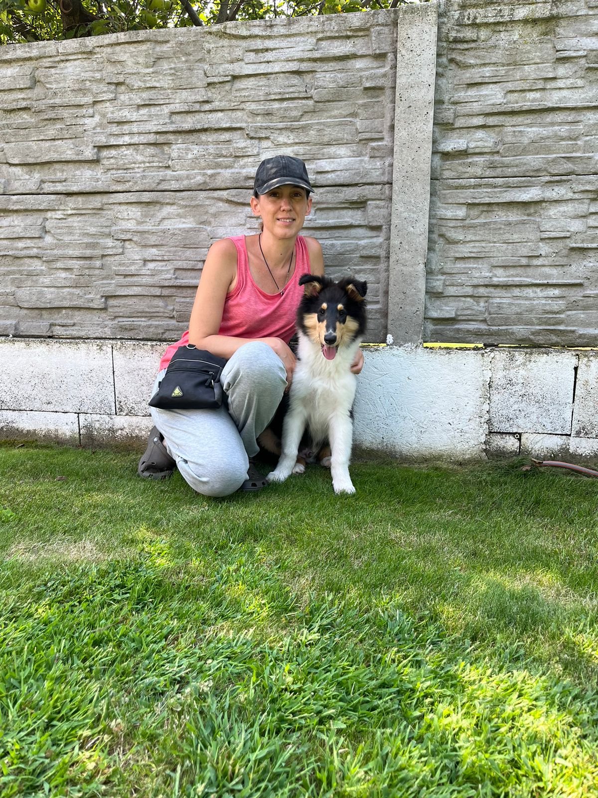 Bettina Meidlinger mit Hund
